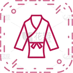 空手道,计算机图标,轮廓,直的,跆拳道,柔道,图像,矢量,符号,设计