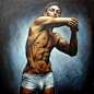 bobbygio:Rudof N Bassim, Study for Young Male, 2012, Private Collection