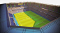 3D ready football soccer stadium