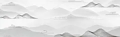 山水水墨背景  - 源文件下载【酷图网】广告设计,水墨背景,山川剪影,山脉剪影,远山背景,中国风山水,底纹边框,山水背景,水墨山水,群山剪影,设计