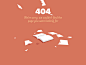 各式404网页界面设计
