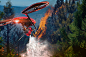 "Forest fireproofing patrol unmanned aerial vehicle" on Behance