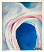 奥姬芙 作品 music pink and blue georgia o keeffe