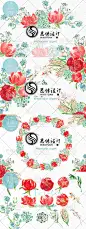 【PNG】(水彩画／珊瑚牡丹／PNG免抠素材)(300DPI) - 图片素材交流 - 思缘论坛 平面设计,Photoshop,PSD,矢量,模板,打造最好的素材和设计论坛