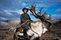 难得一见的蒙古游牧民族的迷人生活 人与野兽相伴相生--国际--人民网