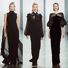 爱德华时期的风范
Badgley Mischka | Fall 2020 | Ready to Wear
hg时装插画超话 GeerWong超话 ​​​​