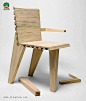 没有钉子的木椅子-创意生活,手工制作╭★肉丁网