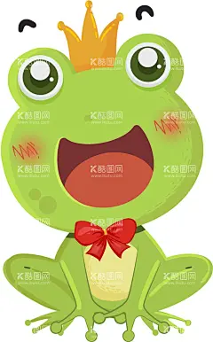 青蛙   - 源文件下载【酷图网】青蛙,田鸡,动物,卡通画,手绘