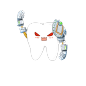 可爱牙齿一组_刘玉美_【68Design】