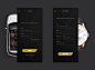 The luxury car & watch App Login/Register screens dubai luxury luxury watch buy luxury car buy shop online type buy app identity classic clean ui ux minimal branding typography design flat logo