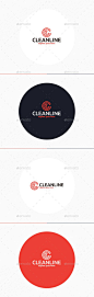 Clean Line Logo • Letter C - Letters Logo Templates: 