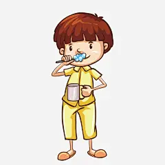 彩色手绘刷牙元素ai免抠素材_新图网 https://ixintu.com 彩色 手绘 刷牙 创意 头发 卡通 插画 光泽