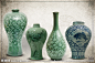 精美瓷器花瓶摆件  瓷器 花瓶 摆件  古典 青花瓷  瓷瓶 古董