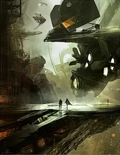 【图片】【科幻壁纸2】未来世界插画、游戏原画集【希灵帝国吧】_百度贴吧