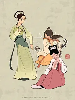 速写合集| 古风人物速写小合集