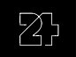 24数字图标-图形logo设计/标志设计/图形创意