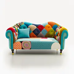 AI绘画_Prompts_wanbukka_photography_of_sofa_made_with_patchwork_fabric_colourf_2865970d-e1ee-455c-af10-21a339af6350_xpanx.com
