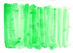 水彩条纹绿白色手绘纸纹理卡文字设计，壁纸