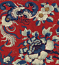 From a fragment of Chinese embroidery from the Qing Dynasty (circa 1870), likely part of a skirt panel.#ChineseTextiles