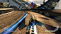 Wipeout, though one of the more realistic games in this category it has a futurist concept about it.: 