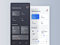 Smart Home Product Interface Design uds automotion card chart dark app clean visualization dashboad ui app smart home smart