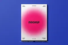 7款质感平铺名片卡片海报单页门票设计作品展示效果图ps样机素材下载_颜格视觉