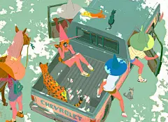 woonyoung Jung 插画作品欣赏（十一） —— 现代女巫&amp;恐龙竞技 .
「现代女巫」中充满了生活的趣味性，将女巫元素与现代生活相结合，让画面所呈现的故事既生动有趣又充满幻想的美感，画面简洁，色彩鲜明，清新唯美动人，非常的赏心悦目让人舒适了。
「恐龙竞技」中真是充满了孩童般想象力的作品，十分的 ​​​​...展开全文c