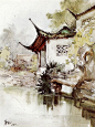 中国建筑学女教授华宜玉的水彩画-手绘推荐-筑视网