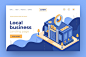Local business template landing page