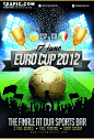 欧洲杯球队对阵海报#euro##cup##2012##欧洲杯##球队##足球##赛事##绿茵##场地##球场##金杯##奖杯##德劳内杯##比赛##人物##剪影##再燃烽火##激情##对阵##海报#