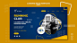 Free PSD running club landing page template