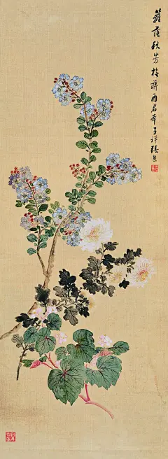 张熊(1803—1886)，又名张熊祥，字寿甫，亦作寿父，号子祥，晚号祥翁，别号鸳湖外史，鸳湖老人，鸳湖老者，鸳鸯湖外史，西厢客。别署清河伯子，髯参军。室名银藤花馆。秀水（今浙江嘉兴）人，张熊年青时代就移居上海，参加各种美术活动。
       他喜爱收藏金石书画，一生收藏了一万多件古董珍玩，名扬艺林，被称为&quot;沪上寓公之冠&quot;。张熊最擅长画花卉，纵逸似周之冕，古媚似王武。尤其善于画大幅的牡丹，屏山巨幛，以寻丈计者愈见力量。他画的花鸟、草虫、蔬果、人物、山水都很有功力，精篆刻，绘画注重写生