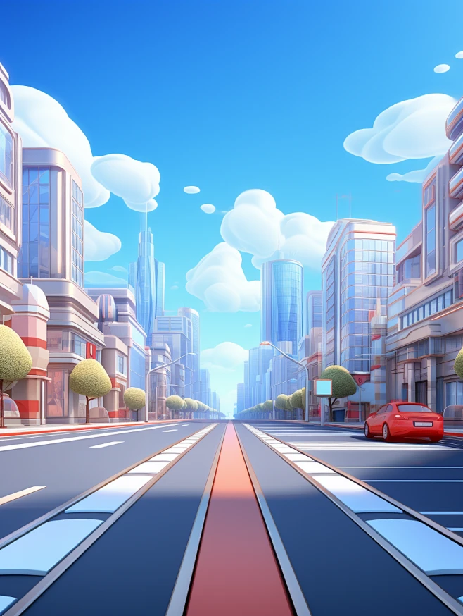 max1125-a-3d-school-street-building-scene-the-center-is-a-red-8b6290a7