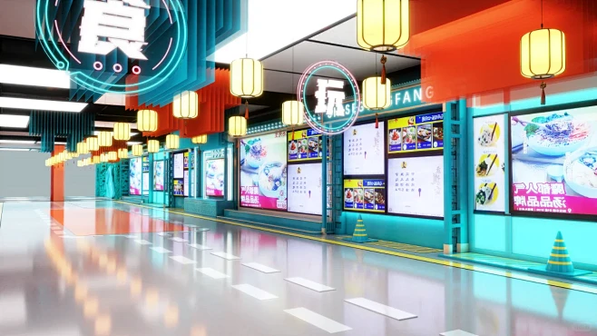 美食街区 #街区 #潮流街区 #美陈 #美陈设计 - 小红书-花瓣网