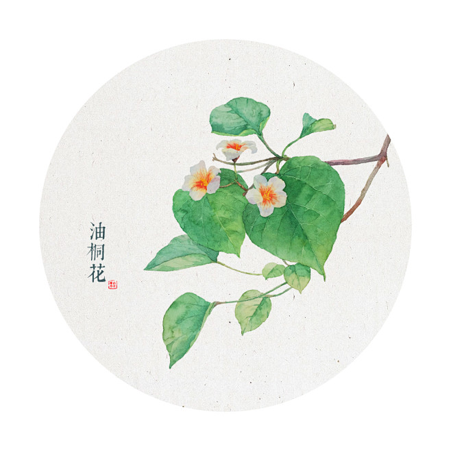 水彩植物花卉_山子莓__插画师作品_涂鸦...