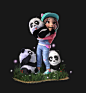 Funny Pandas, Eliza Sobolevskaya : When i was a little girl i had a dream. I wished to be able to make all my fantasies true. My dream came true and i know how to make fantasies alive using 3D modeling and visualization