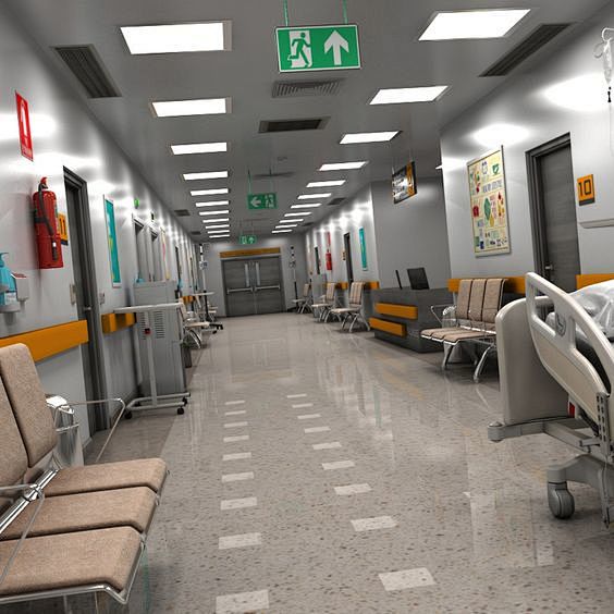 hospital room 3D mod...