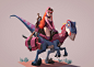 Dino Racer!, Matthew Lin : Character Design Challenge - June 2020