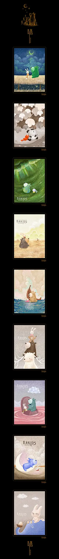 卡通插画，手绘，平面设计，兔子，月亮，素材，可爱，设计，经典