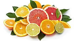 橙子果肉水果高清绿色新鲜维c美味健康