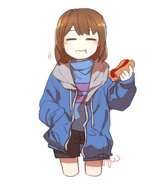 网图 undertale Frisk