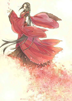 苑晴采集到古风手绘美女0