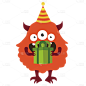 SVG-怪兽贴纸2