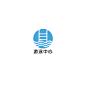 游泳中心培训手绘头像logo