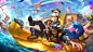 General 7680x4320 video games 4K digital art GZG Riot Games League of Legends Twisted Fate (League of Legends) Graves (League of Legends)