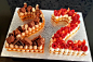 De nouveau un Numbercake 100% choco et 100% fruits rouges qui vous avaient tellement plu la dernière fois 