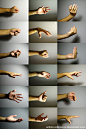 Hand - free reference photo set 01 by artists-reference