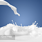 倒牛奶飞溅,Pouring milk splash - 图虫创意-全球领先正版素材库-Adobe Stock中国独家合作伙伴
