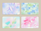 Floral Aesthetic Backgrounds and Textures