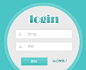 app、webapp登录界面